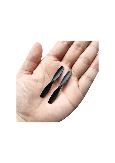 55 Mm Mini Drone Pervanesi 1 Çift Siyah Cw Ccw 1 Mm Mil Delikli Coreless Motor Uyumlu