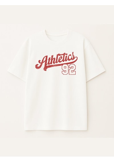 Ltb Varsity Baskılı Beyaz T-shırt Beyaz Ltb Varsity Baskılı Beyaz T-shırt Beyaz