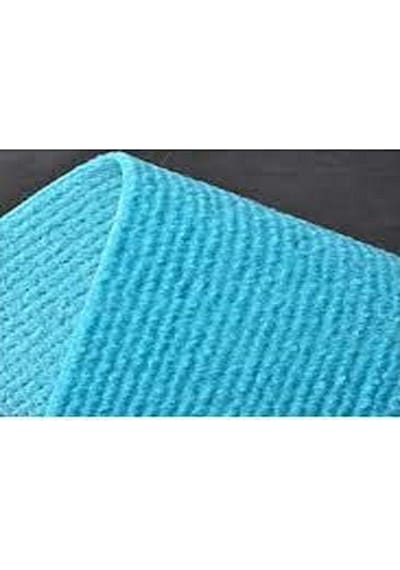 1 x 7 Metre Halıfleks Turkuaz Renk Rip Halı Duvardan Duvara Halıfi