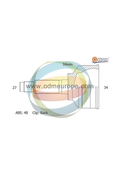 ODM CT-1-1018A Aks Kafası Expert 1,9D 96-06 (Absli)