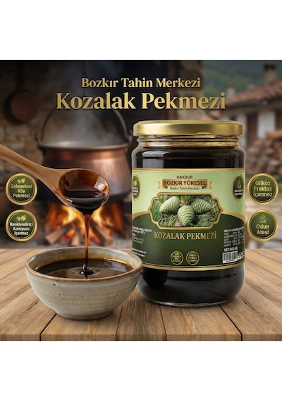 Bozkır Tahin Merkezi Geleneksel Kozalak Köy Pekmezi 800 G