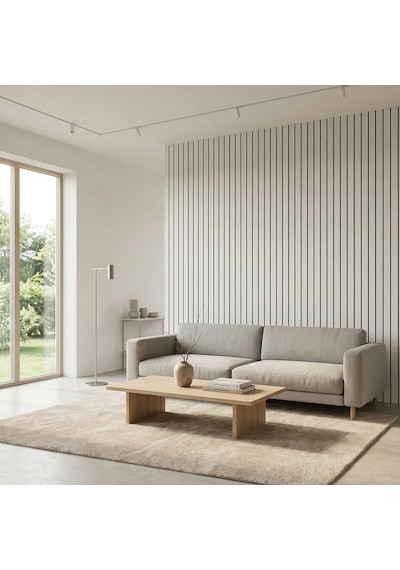 Brano Açık Gri Ahşap Duvar Lambiri 60x280 Cm-kendinden Yapışkanlı 81117