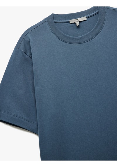 Koton Bisiklet Yaka Pamuklu Regular Fit Kısa Kollu Basic Tişört Mavi 5sam10116hk Mavi Koton Bisiklet Yaka Pamuklu Regular Fit Kısa Kollu Basic Tişört Mavi 5sam10116hk Mavi