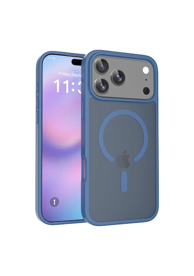Joko Apple iPhone  Uyumlu,  18 Pro Max Jota Magsafe Kapak Lacivert