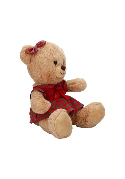 Sun-jnh-pff-sk.peluş Ayı Elbiseli 32 Cm 2a 40 Cm S0 Çok Renkli