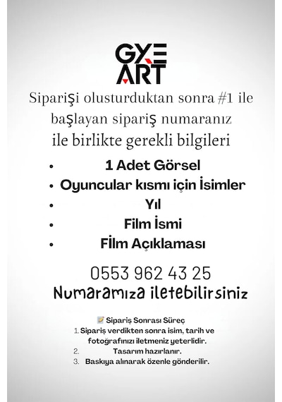 Sevgililer Günü Hediyesi - Sevgiliye Hediye - Kişiye Özel Netflix Film Poster Tasarım Tablo