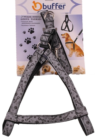 Ergonomik Yumuşak Dokulu Terletmez Köpek Göğüs Tasması Medium