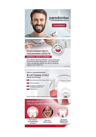 Geliştirilmiş Tat Diş Eti Kanamasını Önlemeye Yardımcı Günlük Florürlü Diş Macunu 1 X 75 Ml