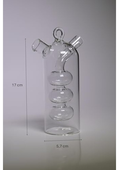 Hazneli Cam Premium Yağdanlık Sirkelik -360ml Zarif Ve Şık Tasarım Diğer
