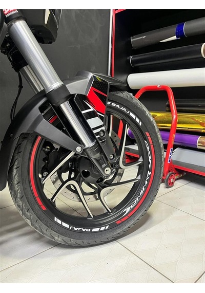 Bajaj Dominar 400 Jant Sticker İç & Dış Sticker Etiket Modeli