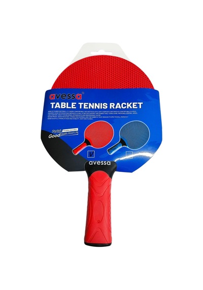 Delux Serisi Gençlik Ekipman Antrenman Rak-1200 Rubber-pp Masa Tenis Raketi Kırmızı Renk