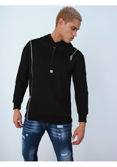 LOFT Relax Fit Erkek Sweatshirt Lf2038261 Q1.v1 Siyah