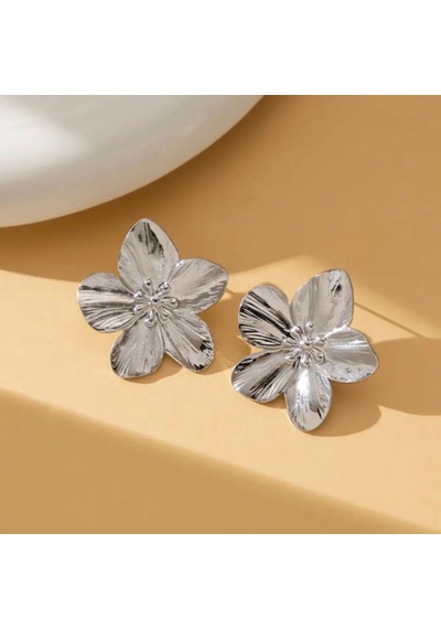 Kadın Çelik Küpe Elegant Lotus Küpe 001