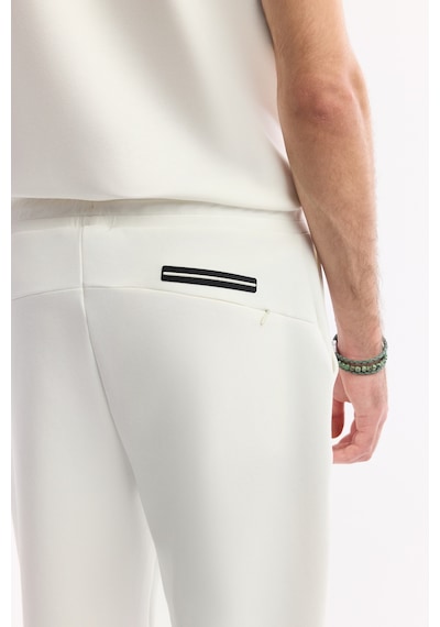 Avva Erkek Ekru Beli Lastikli Bağcıklı Bi-stretch Regular Fit Eşofman Altı A51y3400