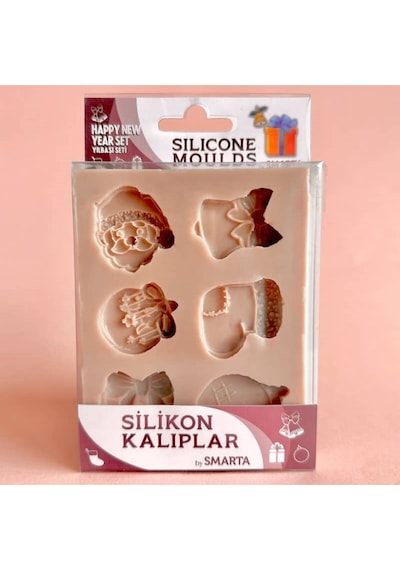 Silikon Kalıp Yılbaşı Seti Sk1013056 Beyaz