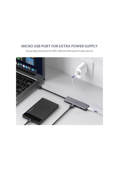 Trendooze Ugreen 50985 Usb Hub 4 Bağlantı Noktalı Dönüştürücü Adaptör Uu