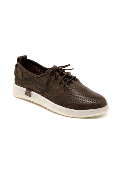 Sneaker Günlük Kadın Rc-25y-126-m039 John May Ceviz Acı Kahverengi