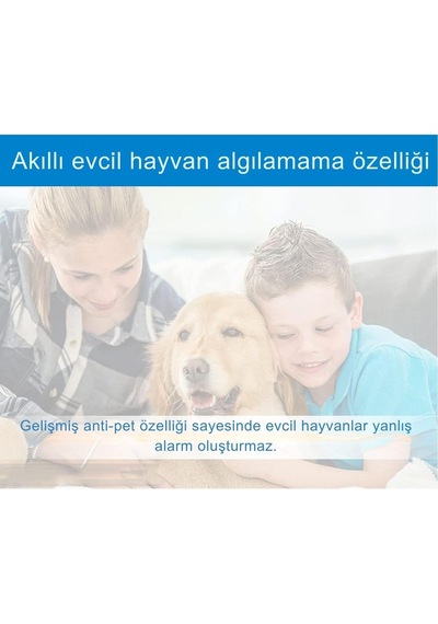 Akıllı Ev Ve İş Yeri Alarm Sistemleri Anti-pet Destekli Kablosuz Pır Hareket Sensörü Tek Başına Çalışmaz Ala