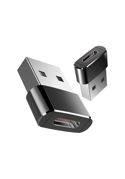 Ads-613 Usb 3.1 To Type-c 10 Gbps Gen2 Yüksek Hızlı Data Şarj Çevirici Dönüştürücü Adaptör Siya