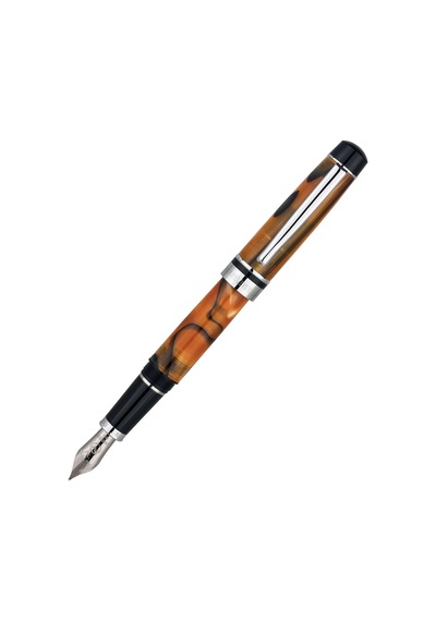 Monteverde Prima Fountain Pen Tiger Eye Swirl - F Çok Renkli