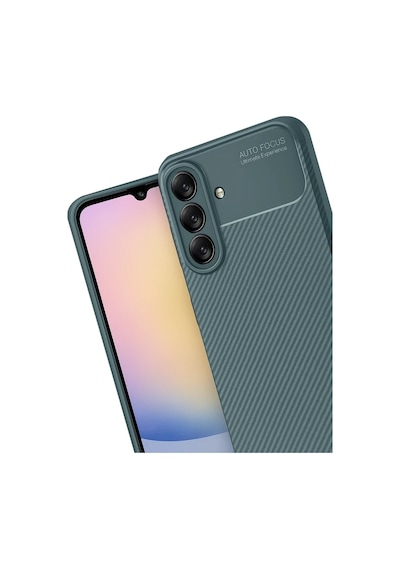 Samsung Uyumlu Galaxy A17 5g Auto Focus Karbon Kapak - Koyu Yeşil 0.2M-Çok Renkli