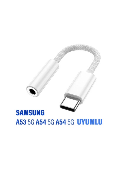 Samsung Uyumlu A53 a54 Kulaklık Dönüştürücüsü Type C Çevirici