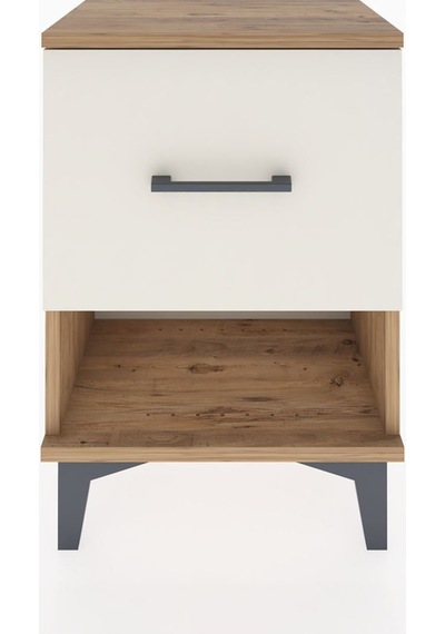 Arges Komodin Tek Çekmeceli 44x30x64 Çam-aytaşı Atlas Çam