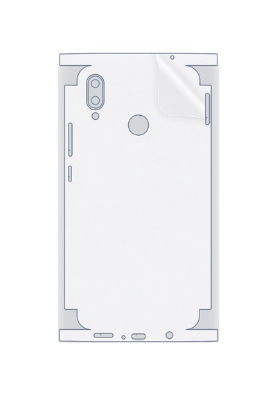 P Smart Plus 2018 Uyumlu Fullbody Arka Kaplama Hidrojel Koruyucu Film 56976298
