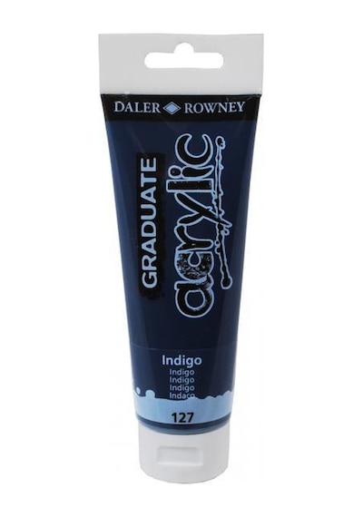 Daler Rowney Graduate Akrilik Boya 127 Indigo 120 ML