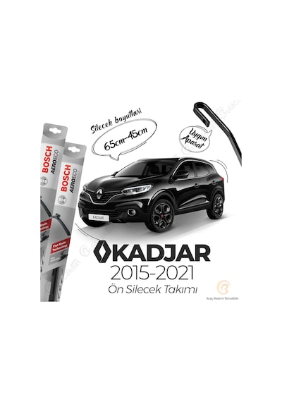 Renault Kadjar Muz Silecek Takımı 2015-2021 Bosch Aeroeco N11.4587