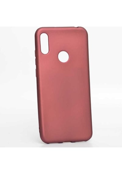 Huawei Honor 8a Kılıf Zore Premier Silikon Kapak Mürdüm