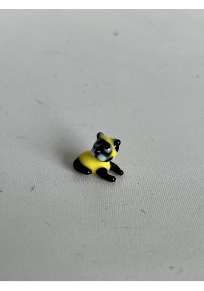 El Yapımı Mini Murano Cam Kedi Biblo A137-01