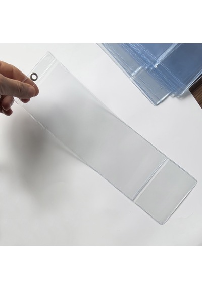 2 Cepli Fiyat Ve Etiket Cebi, Şeffaf Plastik 100 Adet