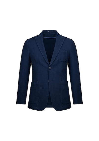 Hatemoğlu Lacivert Slim Fit Mono Yaka Klasik Ceket 33138 Lacivert