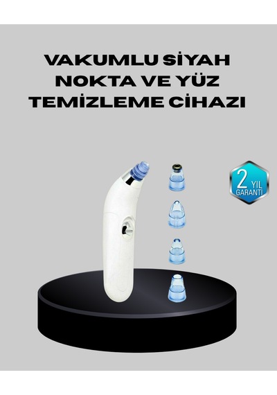 Zengemtx 5 Kademeli Vakumlu Gözenek Temizleyici Su Geçirmez Ve Taşınabilir Siyah Nokta Cihazı