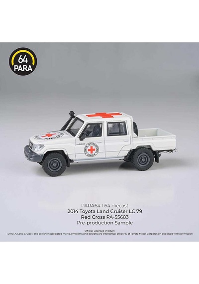Para64 Toyota 2014 Land Cruiser Double Cab Pickup Lc79 Red Cross Lhd Pa-55683 Çok Renkli