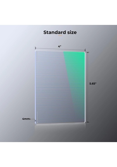 K&f Nano-x Mavi Çizgi 4x5.65 Filtre Tilta Ve Smallrig Ve Diğer Matbox İle Uyumlu 4mm Hd Optik Cam