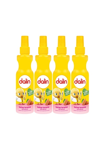 Dalin Kolay Badem Özlü Saç Tarama Spreyi 4 x 200 ML