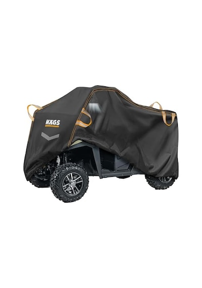 Haegs Utv Brandası, Utv Koruma Kılıfı, Örtüsü, Ağır Hizmet Tipi, Su Geçirmez, 4 Mevsim Koruma, Çift Sıra Koltuklu 4-6 Kişilik Plus İçin Xl-420-175-190cm Siyah