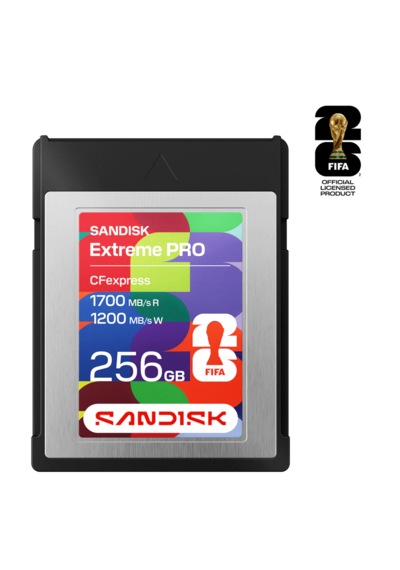 Sandisk 256 Gb Cfexpress Type B Fıfa World Cup 2026 Sürüm Hafıza Kartı