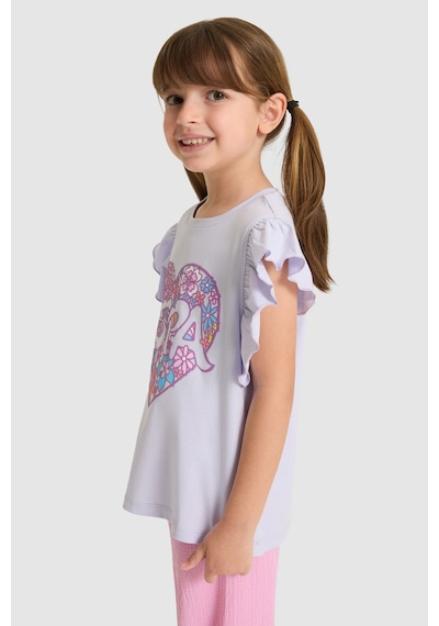 U.s. Polo Assn. Kız Çocuk Lila Tişört 50325657-vr034
