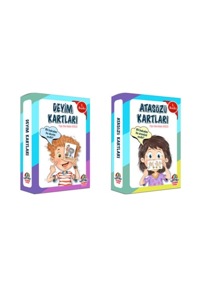 Deyim Kartları ve Atasözü Kartları Seti N11.1561