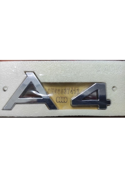 Audi A4 Uyumlu Bagaj Krom 3m Yazı Logo 1. Sınıf Kalite İthal