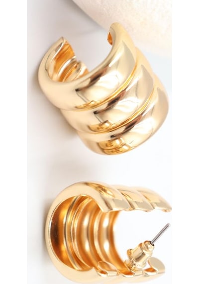 Gold Çelik Küpe 2 Cm Çok Renkli 55304780