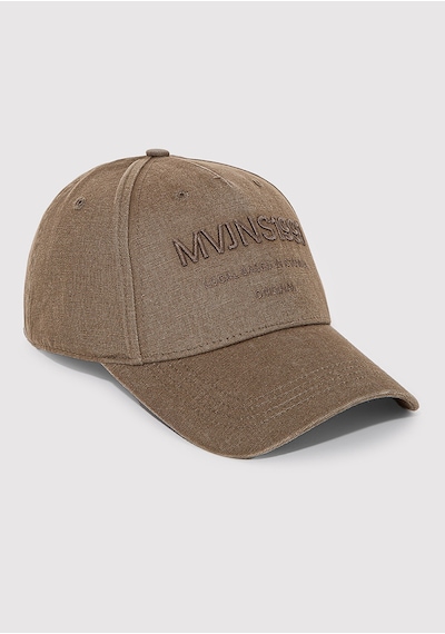 Mavi - Mvjns İşlemeli Haki Şapka 0911807-35509 Yeşil