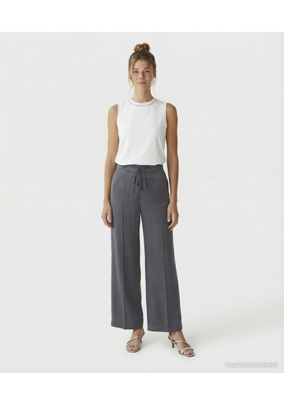 Yargıcı Wide Leg Normal Bel Pantolon 26ykpn3084p 059 Antrasit