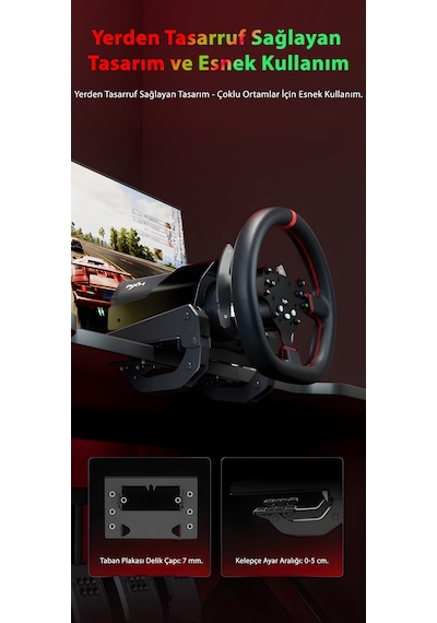 Pxn V10 Pro 3.2nm Direct Drive Yarış Tekerleği - Pc, Xbox Ve Ps4 Uyumlu