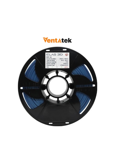 Elas 3d Sedefli Mavi Petg Filament - 1.75mm - 1 Kg