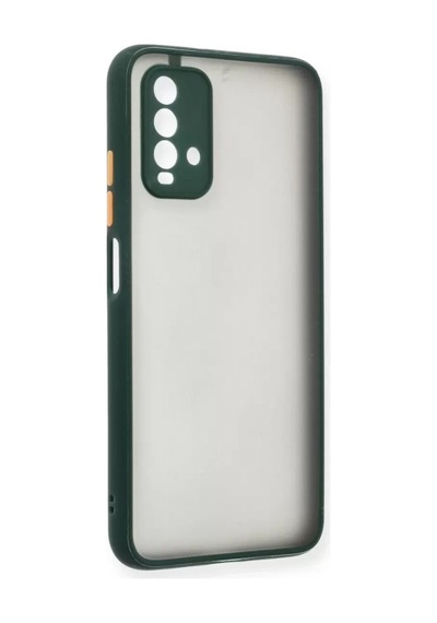 Redmi 9t Kılıf Montreal Silikon Kapak - Yeşil Diğer