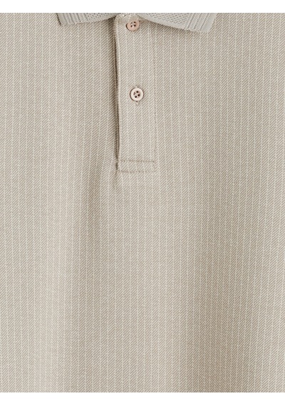 Lcwaıkıkı Classic Gri Polo Yaka Erkek Sweatshirt